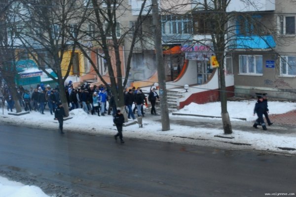 Фани «Динамо» «погуділи» в Луцьку. ФОТО. ВІДЕО