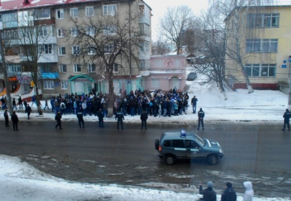 Фани «Динамо» «погуділи» в Луцьку. ФОТО. ВІДЕО