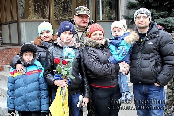 Волинські оперативники повернулися із зони АТО. ФОТО