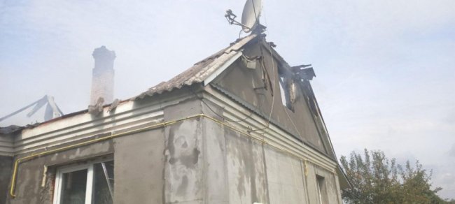 На Волині горів житловий будинок. ФОТО