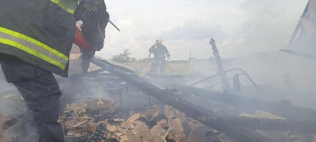 На Волині горів житловий будинок. ФОТО