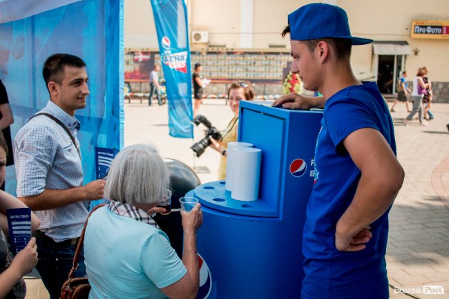 У центрі Луцька – «Битва смаку» від Pepsi. ФОТО