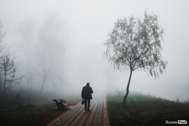 Туманний Луцьк: неймовірні фото 