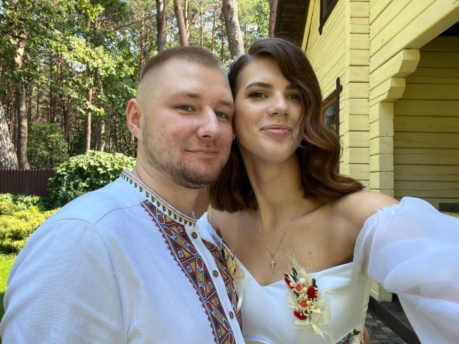 У батальйоні Волинської бригади тероборони офіцери відгуляли весілля. ФОТО