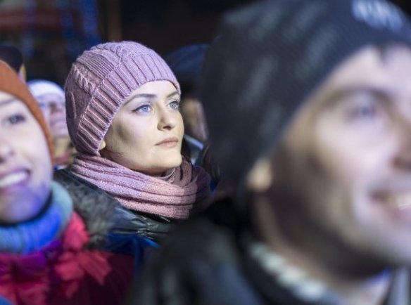 Як зустрічали Новий рік на Майдані у Києві. ФОТО