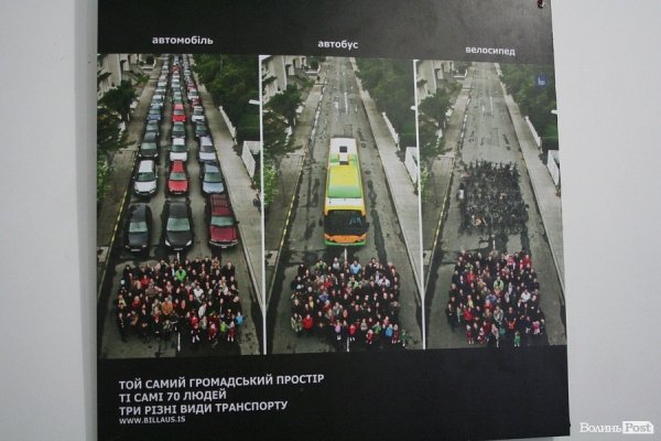 У Луцьку відкрили виставку «велоагітації». ФОТО
