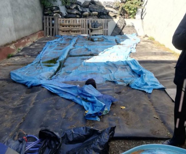 На Волині знайшли фуру з краденою нафтою. ФОТО