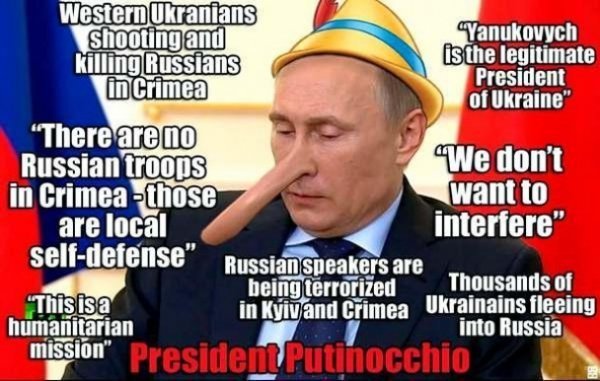 Карикатури на Путіна. ФОТО