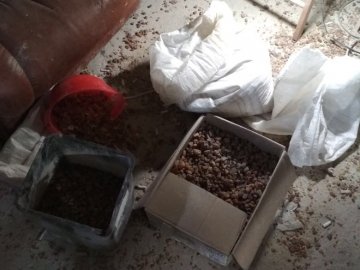 У Луцьку знайшли підпільний цех, де обробляли бурштин