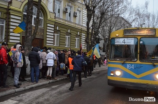 Пікет міліції та прокуратури в Луцьку. ФОТО