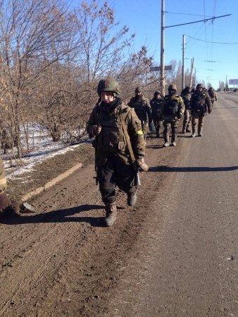 Українські бійці виходять з Дебальцевого, - ЗМІ. ФОТО