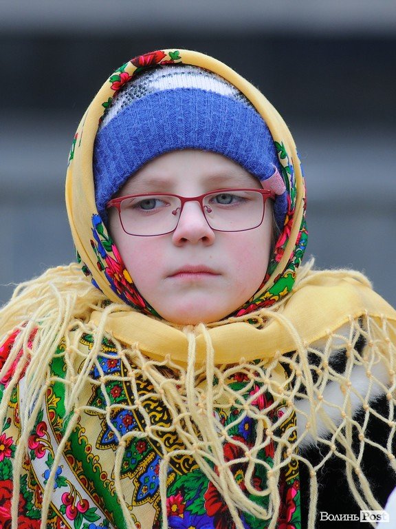 Обличчя різдвяних гулянь у центрі Луцька. ФОТО