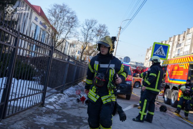 У Луцьку в спорткомплексі ВНУ виникла пожежа