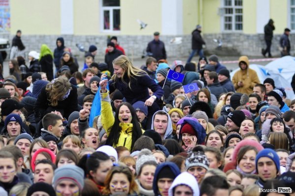 Студентський Євромітинг у Луцьку. ФОТО