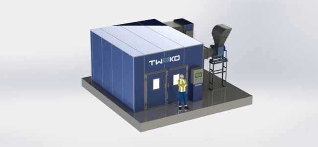 Тестування фарбувальних та дробоструменевих камер перед відправкою замовнику