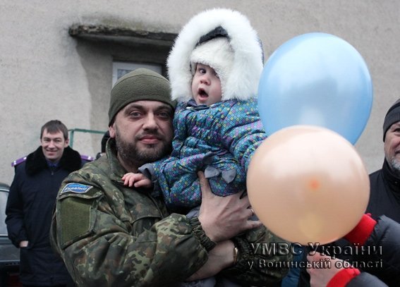 Волинські правоохоронці повернулися із зони  АТО. ФОТО