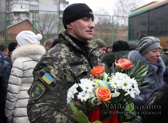 Волинські правоохоронці повернулися із зони  АТО. ФОТО