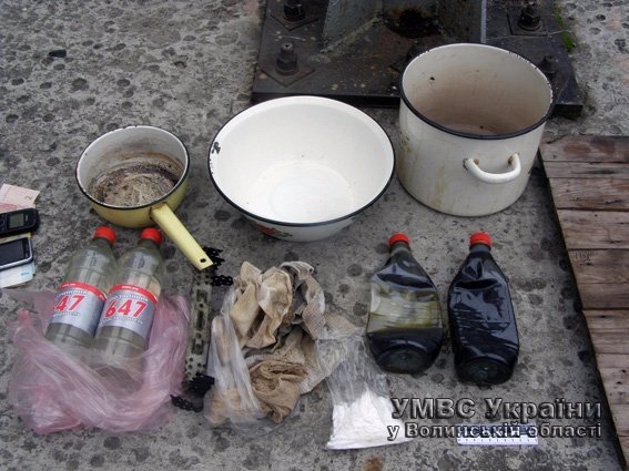 У ковельчанина вилучили засоби для приготування наркотиків. ФОТО