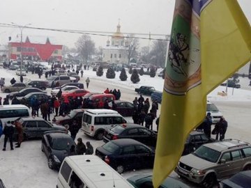 На Житомирщині мітинг проти нічної стрілянини