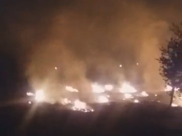 Пожежа поблизу Луцька. ВІДЕО