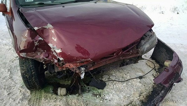 На Волині легковик врізався в мікроавтобус. ФОТО