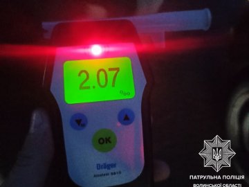 У Луцьку вночі затримали трьох п'яних водіїв