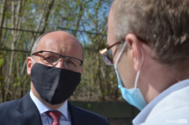 Парубій привіз допомогу медикам Волині, що в епіцентрі боротьби з коронавірусом. ФОТО