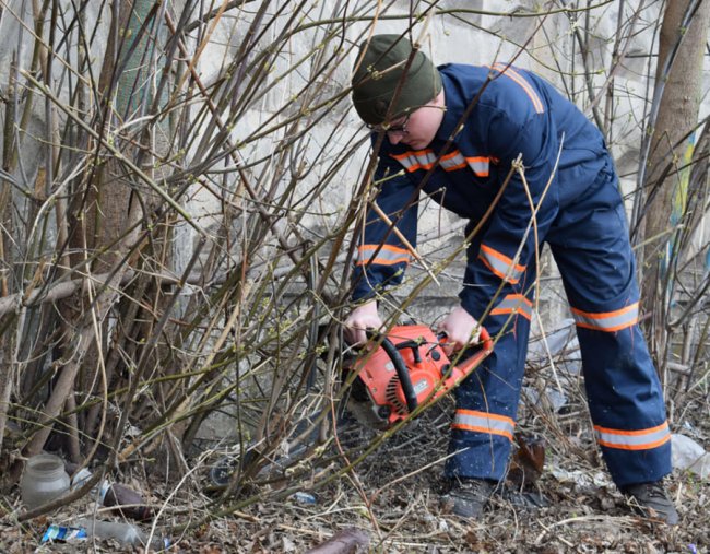 У Луцьку нацгвардійці влаштували толоку. ФОТО
