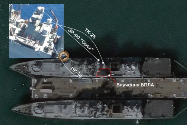 Сили оборони уразили російський фрегат «Адмирал Эссен», який запускав ракети «Калібр»