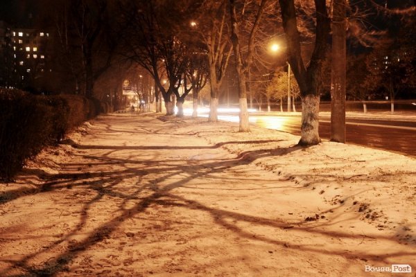Сніг у Луцьку. ФОТО