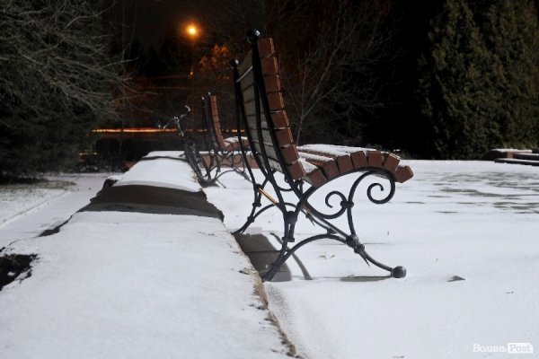 Сніг у Луцьку. ФОТО