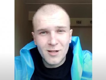 Звільнений з полону волинянин Вадим Сущик привітав жінок з 8 березня. ВІДЕО