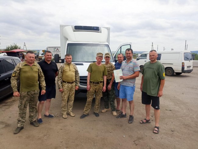 Тероборонівцям з Волині передали автомобіль із рефрижераторною установкою. ФОТО
