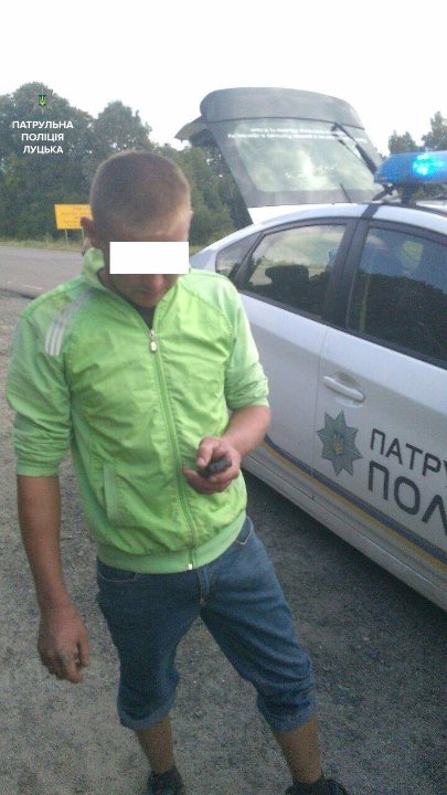 На Волині патрульні затримали п’яного, як чіп, мотоцикліста