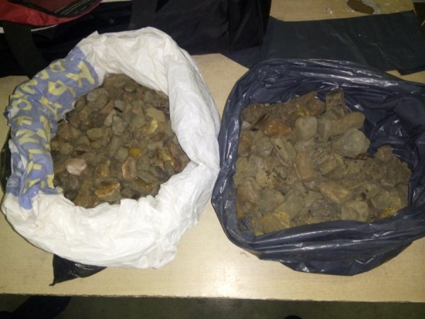 На «Ягодині»  виявили 6 кілограмів бурштину