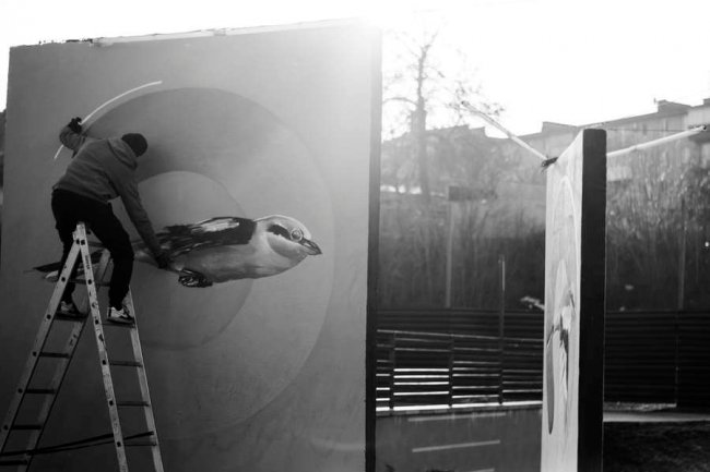 У луцькому «Сіті Парку» львів'янин створив нову експозицію вуличного мистецтва. ФОТО