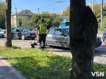 У Луцьку автомобіль збив велосипедиста. ФОТО