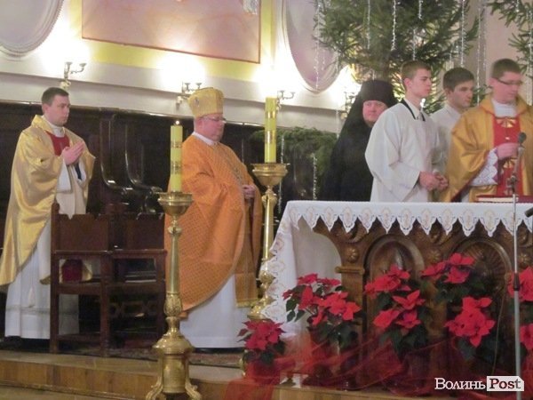 Як римо-католики Луцька святкували Різдво. ФОТО