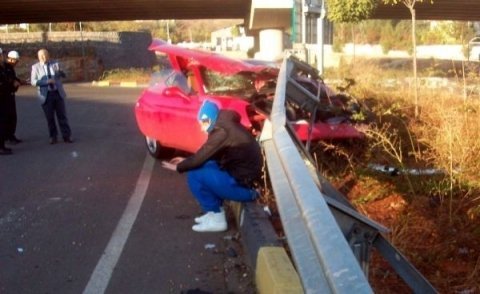 Мілевський розбив своє Феррарі, - ЗМІ. ФОТО. ВІДЕО