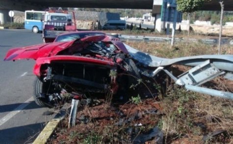 Мілевський розбив своє Феррарі, - ЗМІ. ФОТО. ВІДЕО