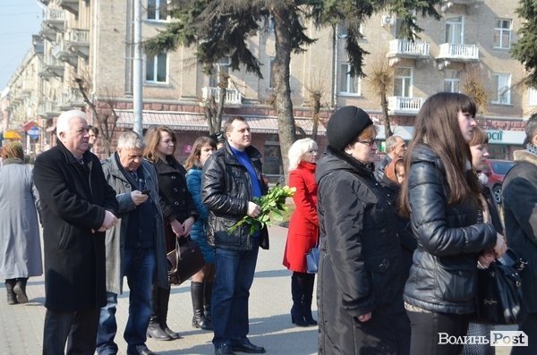 У Луцьку вшанували пам'ять Шевченка. ФОТО
