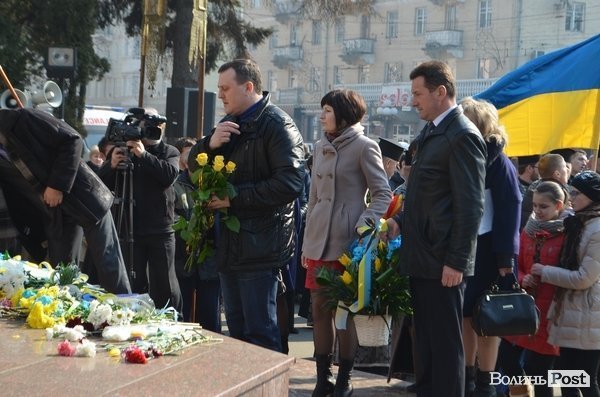 У Луцьку вшанували пам'ять Шевченка. ФОТО