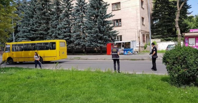 У Ковелі маршрутка збила велосипедиста. ФОТО