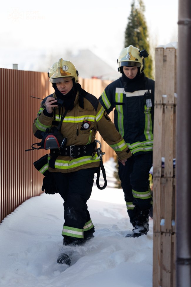 Біля Луцька загорілася котельня приватного будинку
