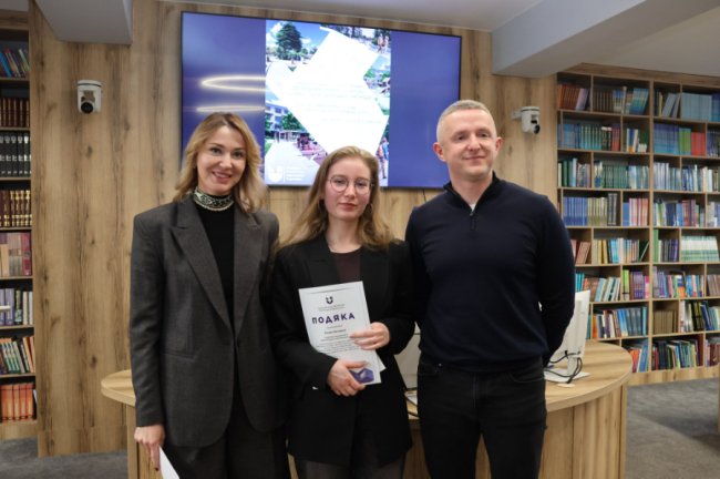 Студенти отримали 60 тисяч гривень від луцького будівельника за кращі курсові роботи. ФОТО