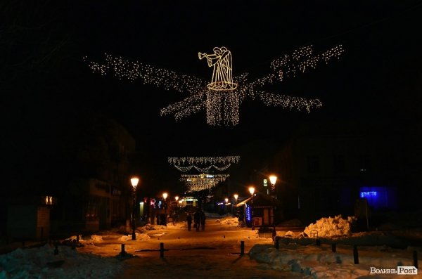 Як у центрі Луцька зустрічали Новий рік. ФОТО