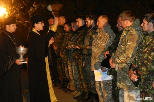 Волинські добровольці відправились на схід України. ФОТО