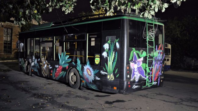 У Луцьку їздитимуть «квіткові» тролейбуси 