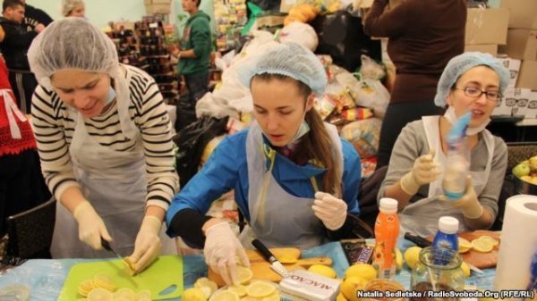 Кухня Євромайдану в Києві. ФОТО