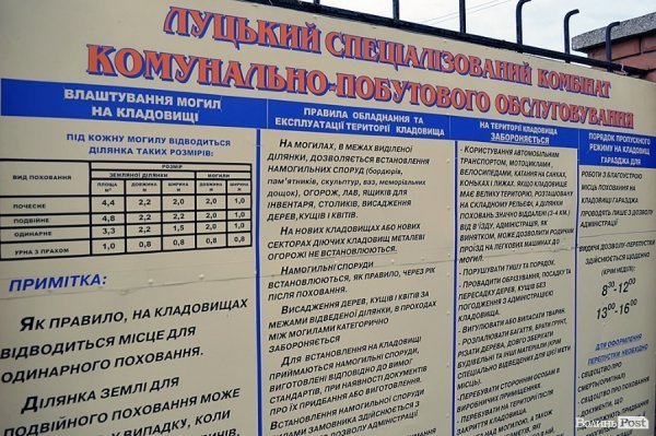 Щороку на цвинтарі у Гаразджі ховають понад тисячу людей. ФОТО